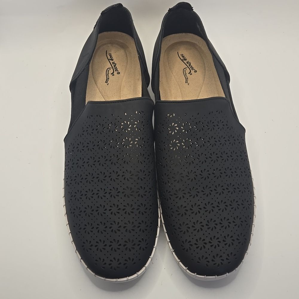 Easy Street Megafresh Comfort Slip-On Flat Shoes Sz 11 Comfy Support Walkers
